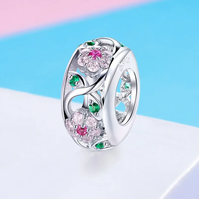 (bilde for) Pandora Style Silver Spring Charm - BSC039 - Vis 2
