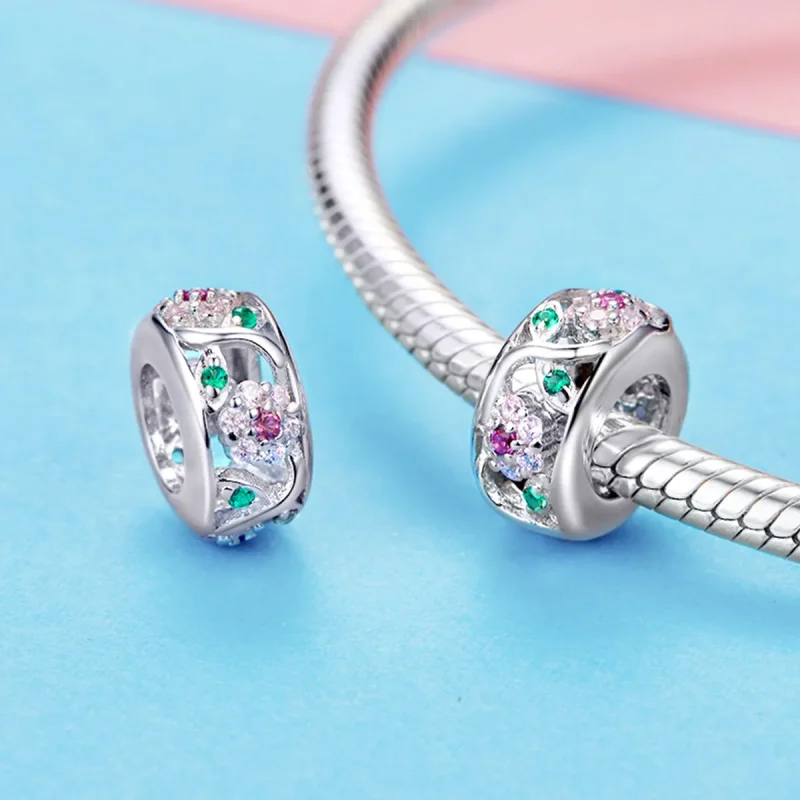 (bilde for) Pandora Style Silver Spring Charm - BSC039 - Vis 3