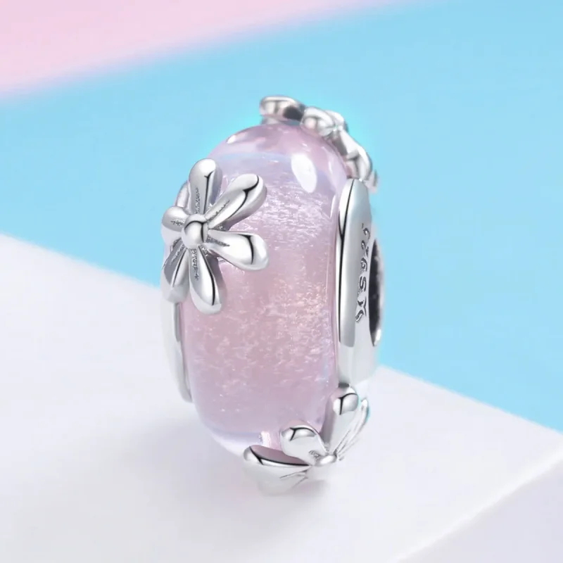 (bilde for) Pandora Style Silver Spring Flowers Charm - SCC860 - Vis 2