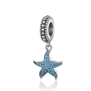 (bilde for) Pandora Style Silver Starfish Dangle - SCC1210