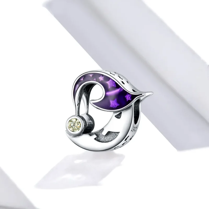 (bilde for) Pandora Style Silver Starry Charm - SCC1618 - Vis 2