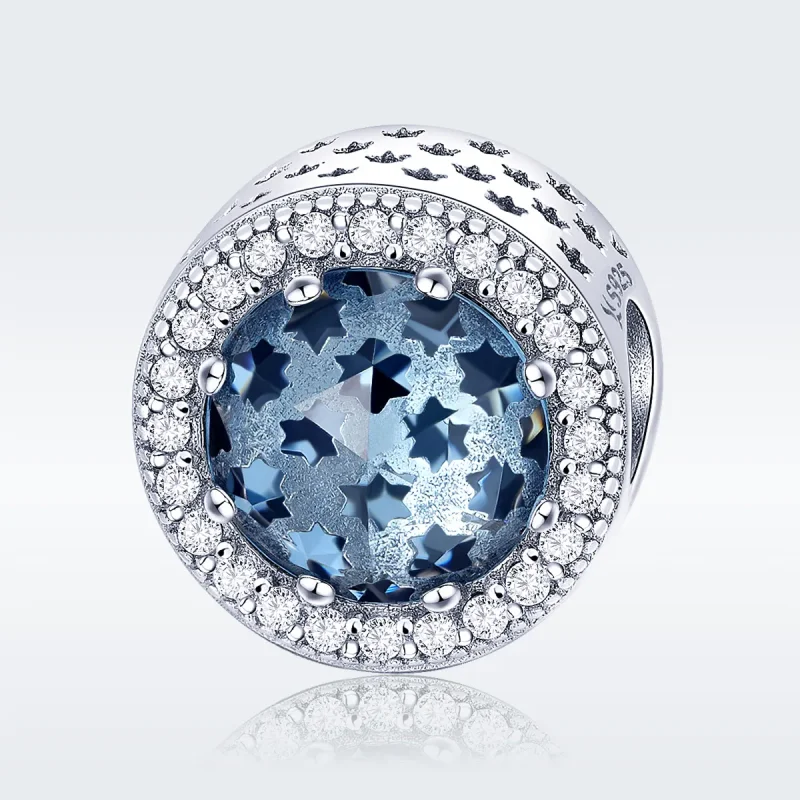 (bilde for) Pandora Style Silver Starry Sky Charm - SCC730 - Vis 3