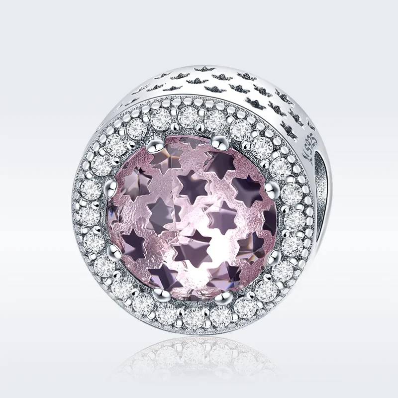 (bilde for) Pandora Style Silver Starry Sky Charm - SCC731 - Vis 3