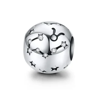 (bilde for) Pandora Style Silver Taurus Charm - SCC1218-2