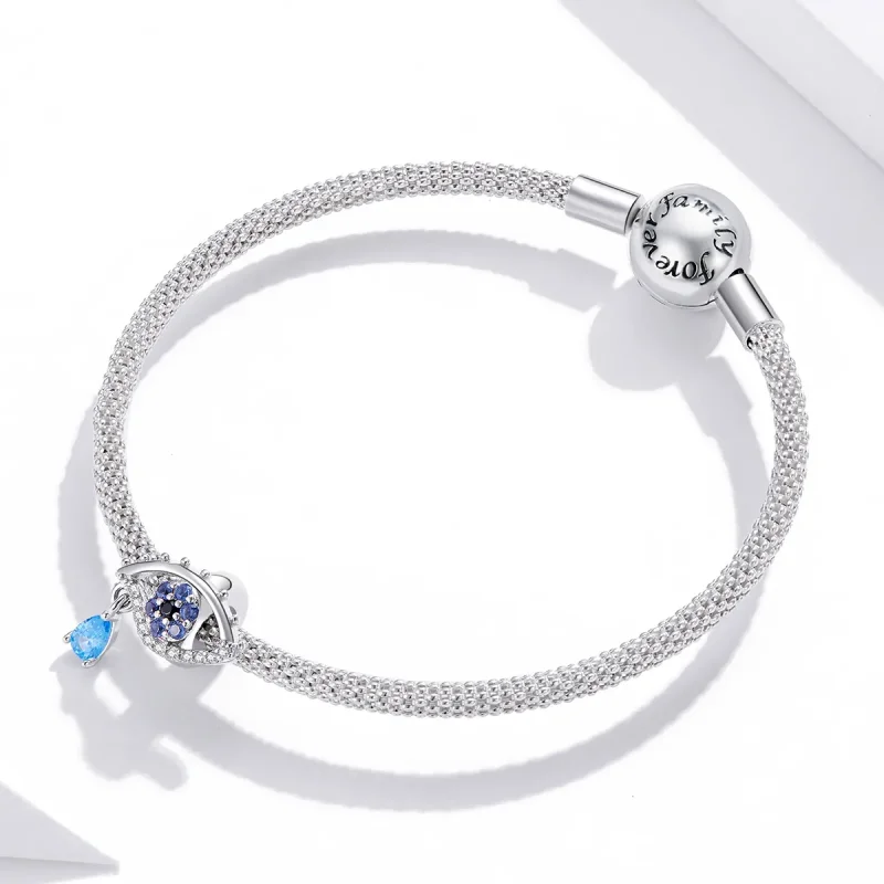 (bilde for) Pandora Style Silver The Eye of Mystery Charm - SCC1775 - Vis 3
