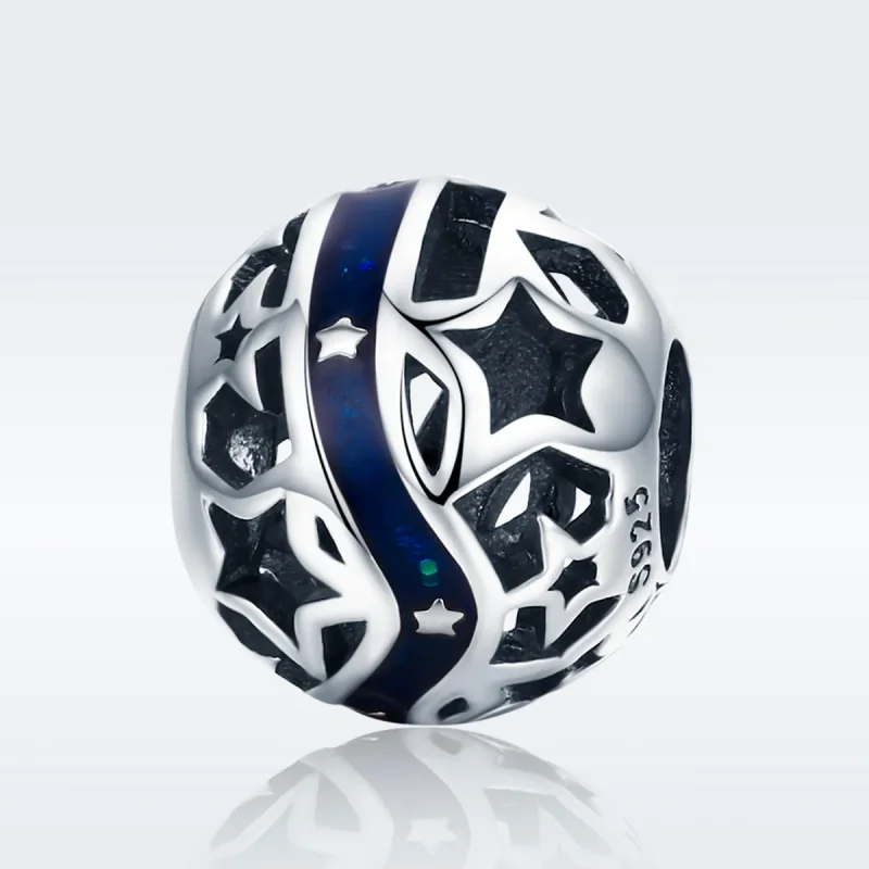 (bilde for) Pandora Style Silver The Shining Star River Charm - SCC640 - Vis 2