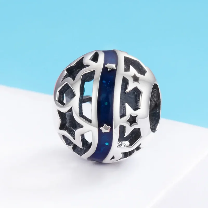 (bilde for) Pandora Style Silver The Shining Star River Charm - SCC640 - Vis 3