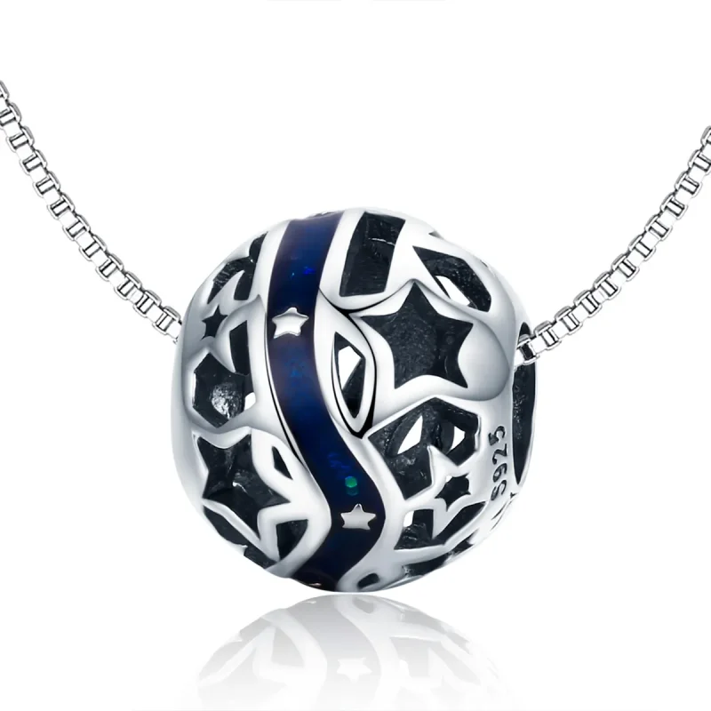 (bilde for) Pandora Style Silver The Shining Star River Charm - SCC640 - Vis 7