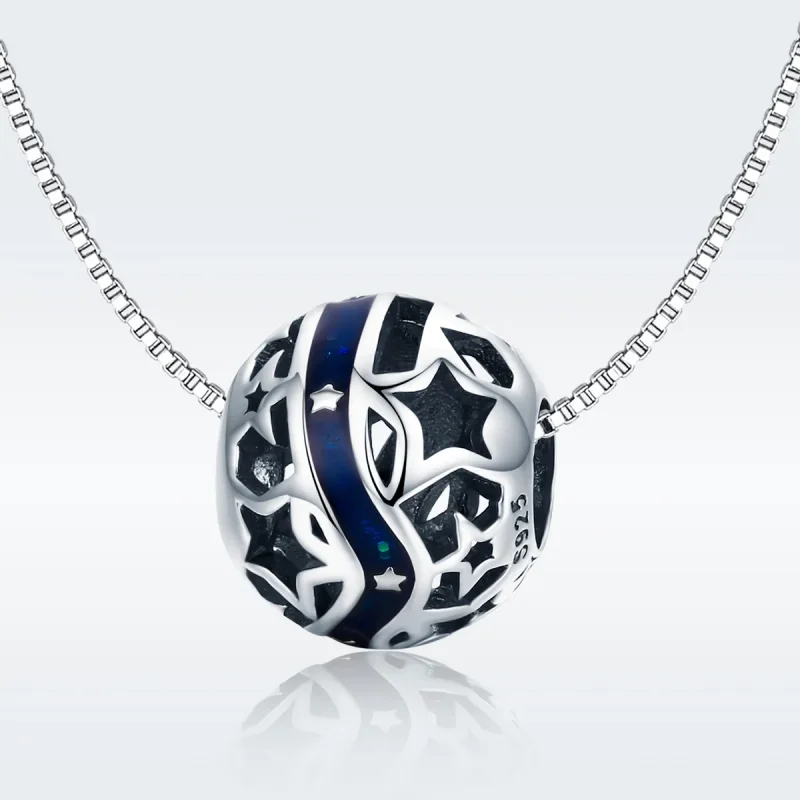 (bilde for) Pandora Style Silver The Shining Star River Charm - SCC640 - Vis 8