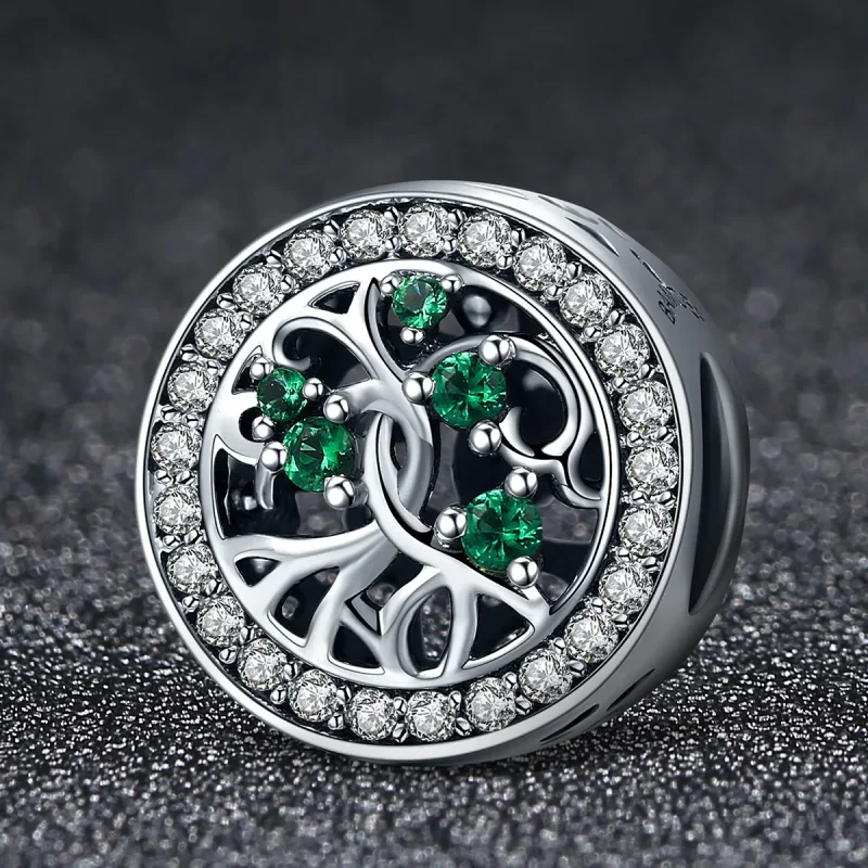 (bilde for) Pandora Style Silver Tree of Life Charm - SCC179 - Vis 2
