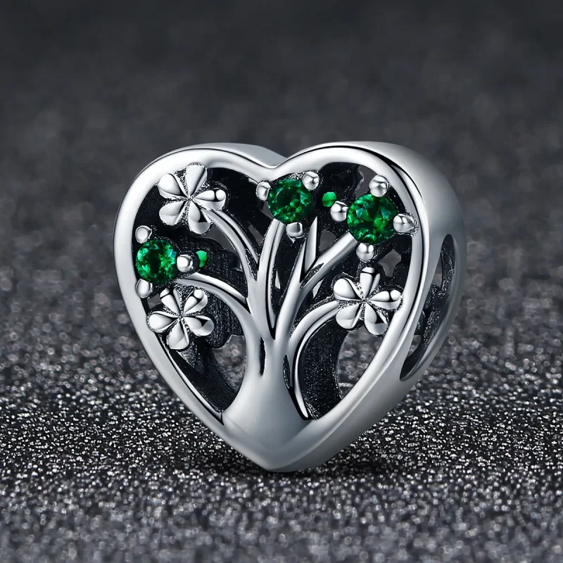 (bilde for) Pandora Style Silver Tree of Life Charm - SCC221 - Vis 2