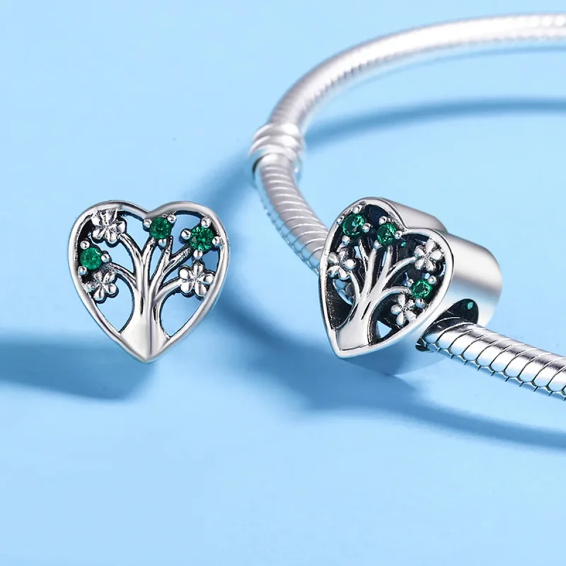 (bilde for) Pandora Style Silver Tree of Life Charm - SCC221 - Vis 5