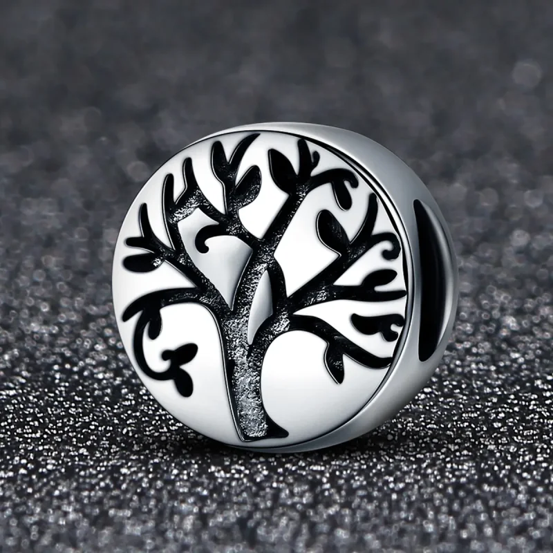 (bilde for) Pandora Style Silver Tree of Life Charm - SCC430 - Vis 2