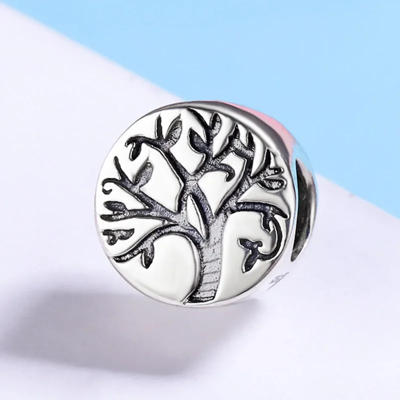 (bilde for) Pandora Style Silver Tree of Life Charm - SCC430 - Vis 3