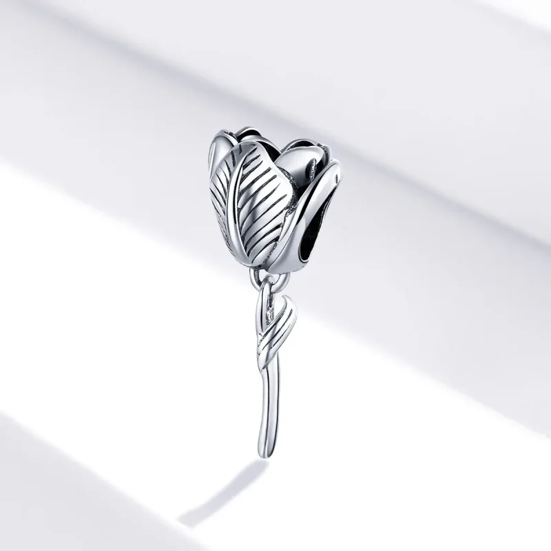 (bilde for) Pandora Style Silver Tulip Charm - SCC1514 - Vis 2