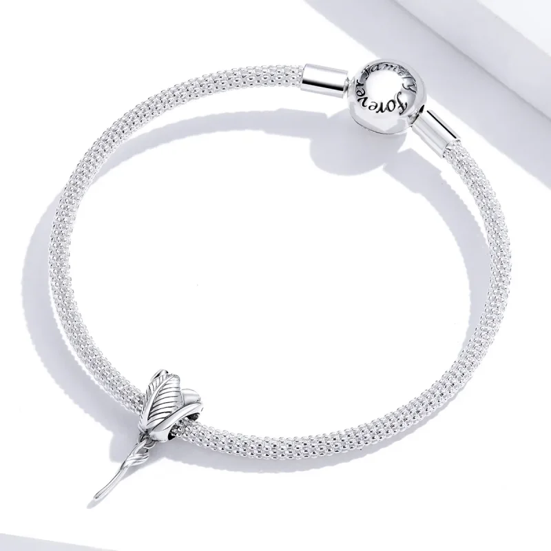 (bilde for) Pandora Style Silver Tulip Charm - SCC1514 - Vis 3
