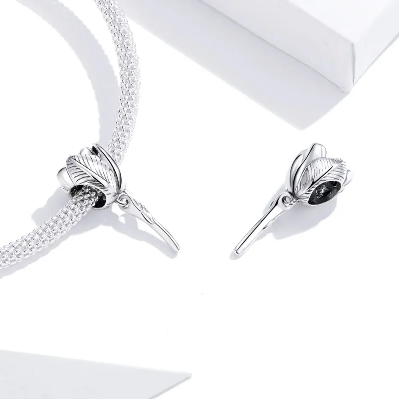 (bilde for) Pandora Style Silver Tulip Charm - SCC1514 - Vis 4