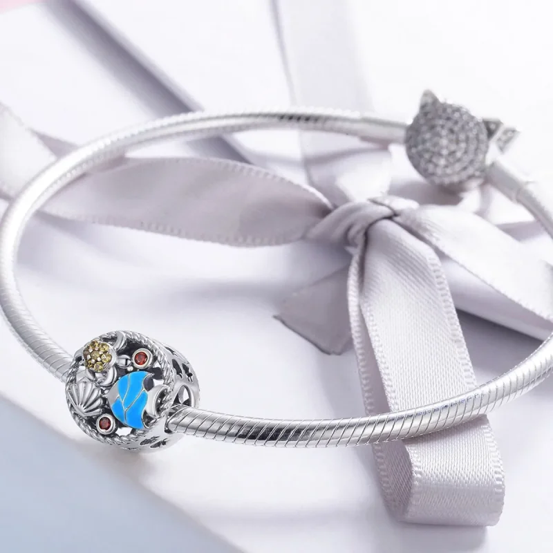 (bilde for) Pandora Style Silver Underwater World Charm - SCC683 - Vis 4