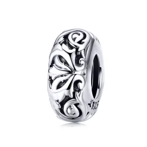 (bilde for) Pandora Style Silver Vintage Flower Spacer - SCC1139
