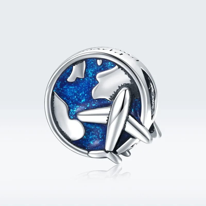 (bilde for) Pandora Style Silver World Voyage Charm - SCC1568 - Vis 5