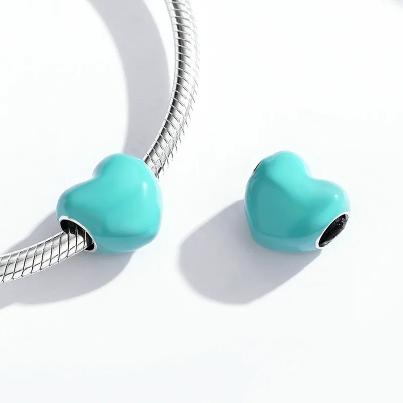 (bilde for) Pandora Style Simple Love Charm - SCC1986-BU - Vis 3