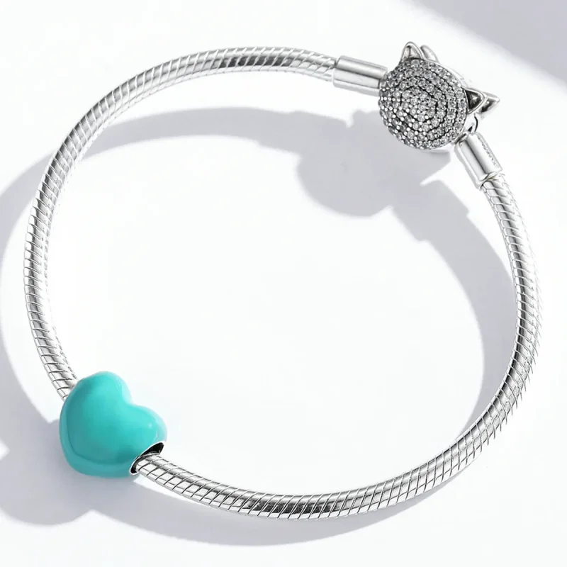 (bilde for) Pandora Style Simple Love Charm - SCC1986-BU - Vis 4
