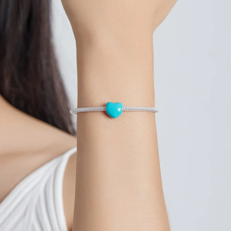 (bilde for) Pandora Style Simple Love Charm - SCC1986-BU - Vis 5