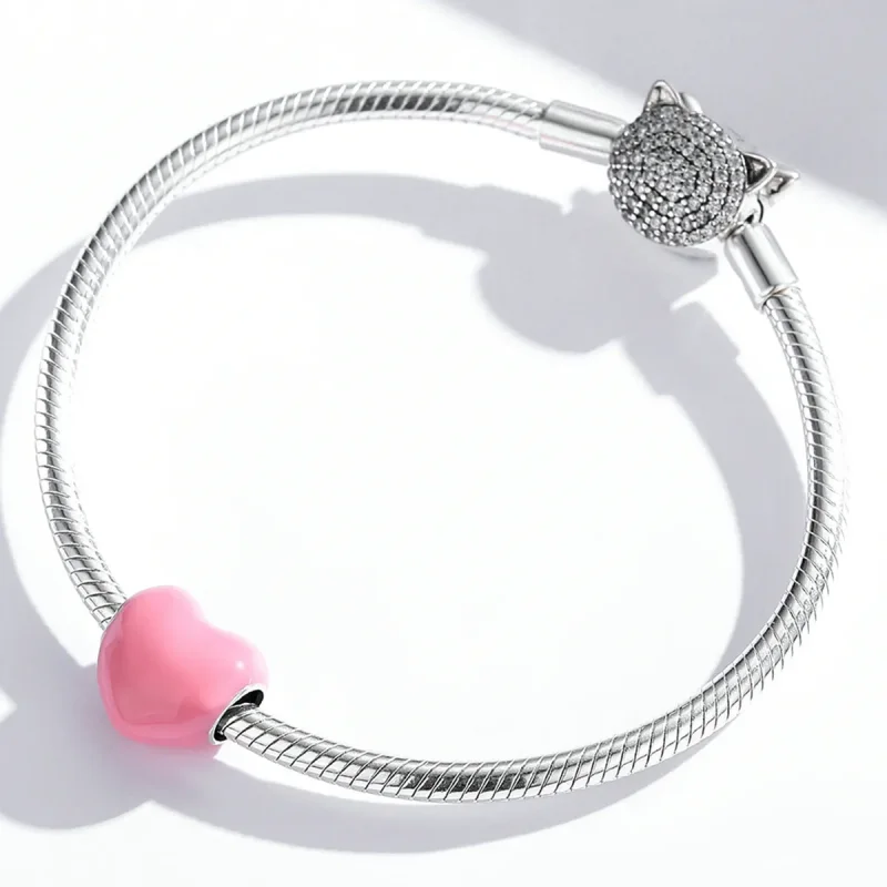 (bilde for) Pandora Style Simple Love Charm - SCC1986-PK - Vis 3