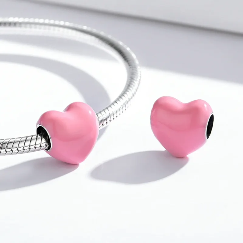(bilde for) Pandora Style Simple Love Charm - SCC1986-PK - Vis 4