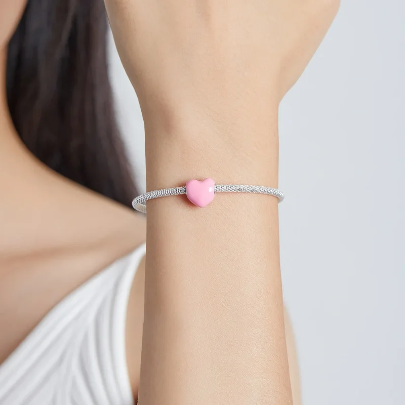 (bilde for) Pandora Style Simple Love Charm - SCC1986-PK - Vis 5