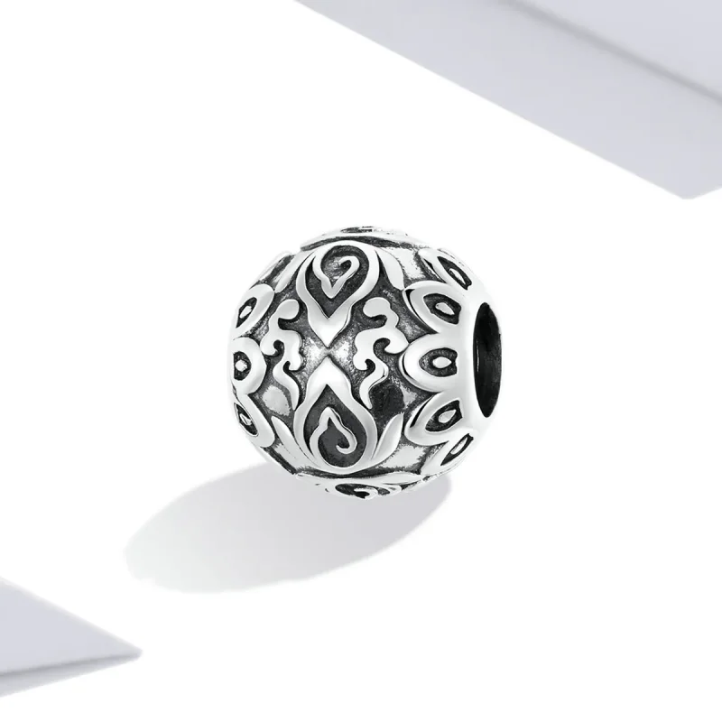 (bilde for) Pandora Style Sittende Buddha og Lotus Charm - SCC2168 - Vis 2