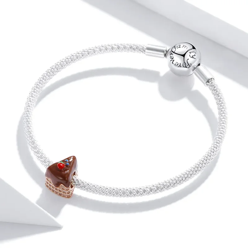 (bilde for) Pandora Style Sjokoladekake Charm - BSC349 - Vis 3