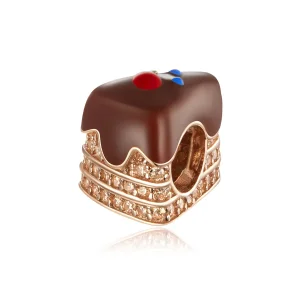 (bilde for) Pandora Style Sjokoladekake Charm - BSC349
