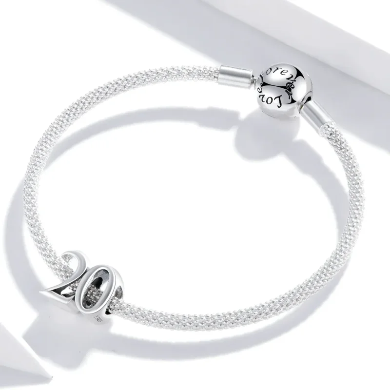 (bilde for) Pandora Style Sølv 20-års jubileumsjarm - SCC1623 - Vis 3