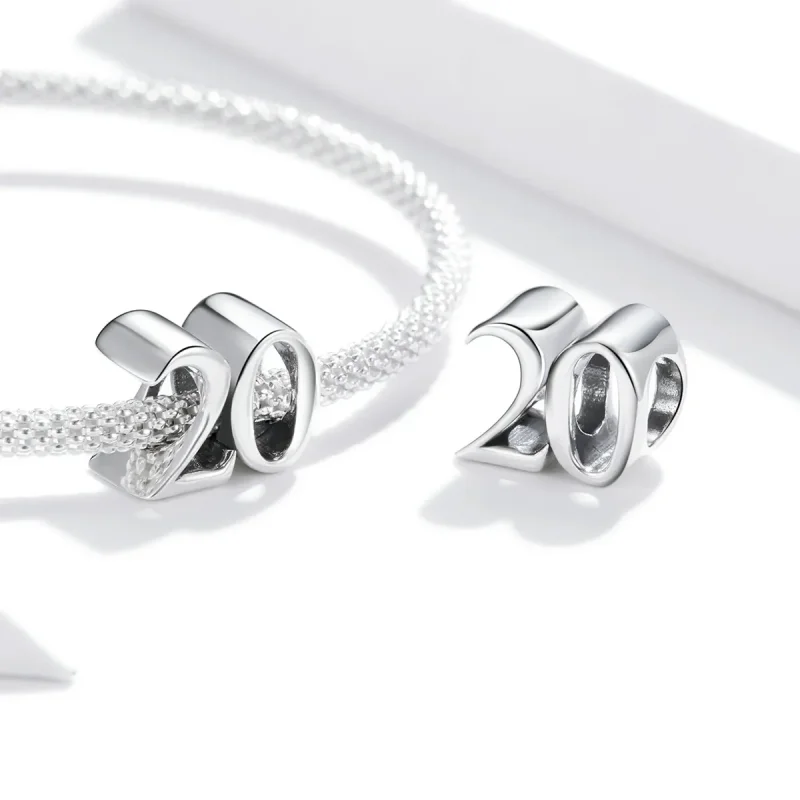 (bilde for) Pandora Style Sølv 20-års jubileumsjarm - SCC1623 - Vis 4