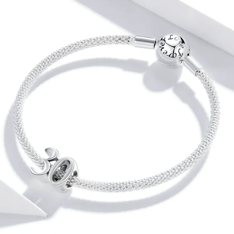 (bilde for) Pandora Style Sølv 30-års bursdagsjarm - SCC1622 - Vis 3
