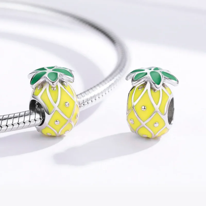 (bilde for) Pandora Style Sølv Ananas Charm - BSC128 - Vis 3