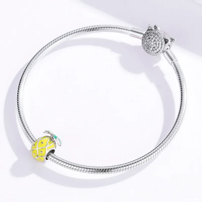 (bilde for) Pandora Style Sølv Ananas Charm - BSC128 - Vis 4