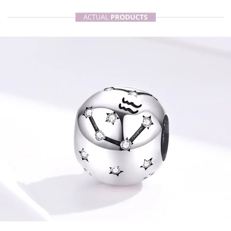 (bilde for) Pandora Style Sølv Aquarius Charm - SCC1218-11 - Vis 2