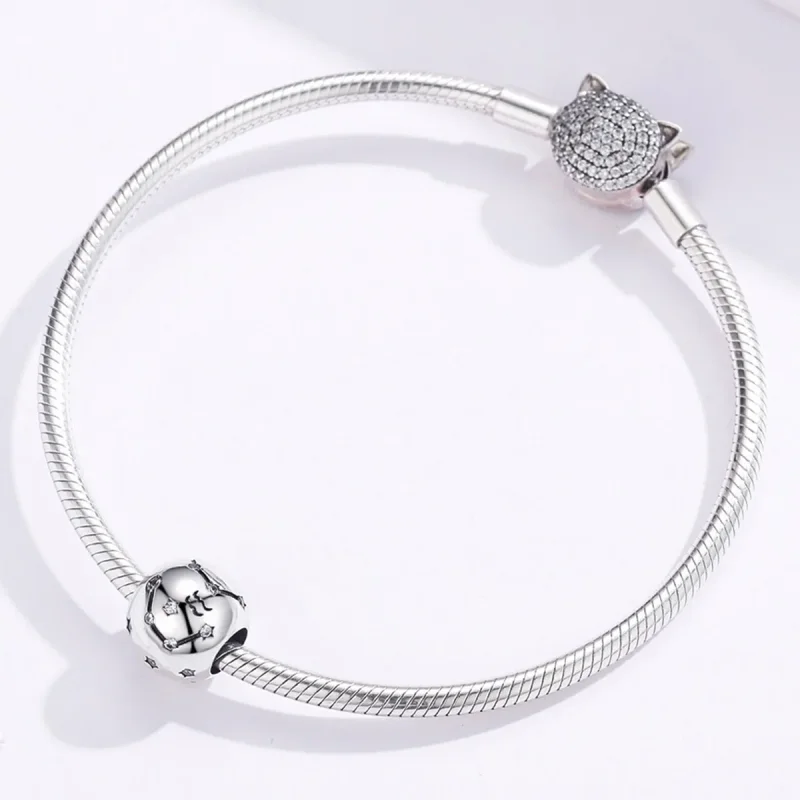 (bilde for) Pandora Style Sølv Aquarius Charm - SCC1218-11 - Vis 3