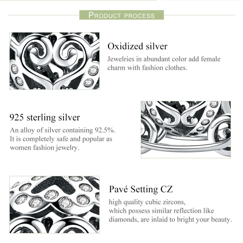 (bilde for) Pandora Style Sølv Askepotts Pumpkin Car Charm - SCC792 - Vis 7