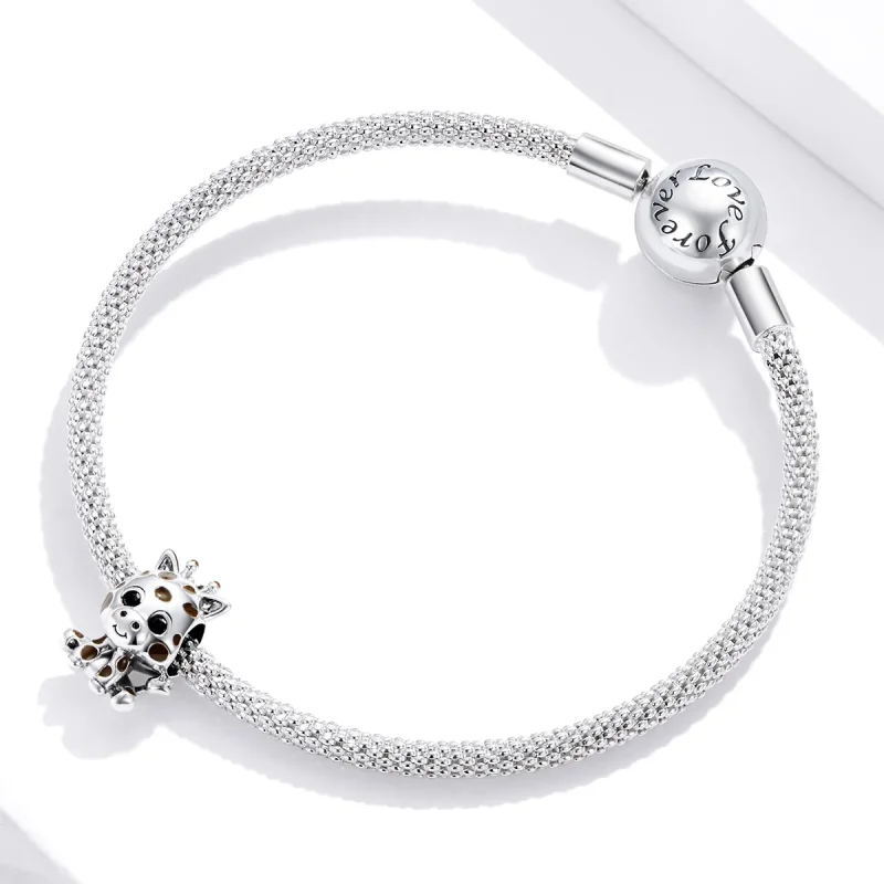 (bilde for) Pandora Style Sølv Baby Giraffe Charm - SCC1691 - Vis 3