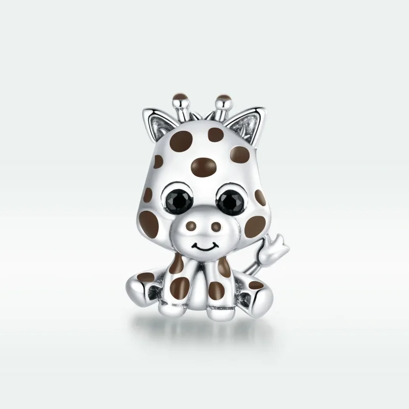 (bilde for) Pandora Style Sølv Baby Giraffe Charm - SCC1691 - Vis 5