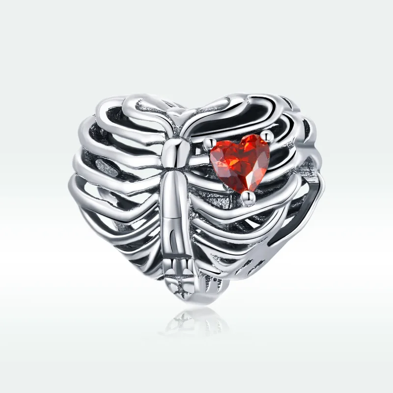 (bilde for) Pandora Style Sølv Bankende Hjerte Charm - SCC1764 - Vis 5