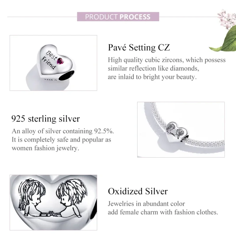 (bilde for) Pandora Style Sølv Barne Charm - SCC1516 - Vis 8