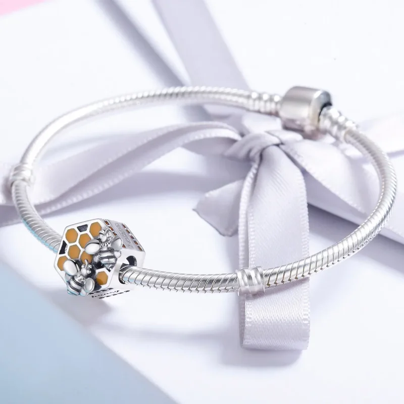 (bilde for) Pandora Style Sølv Bikube Charm - SCC500 - Vis 4