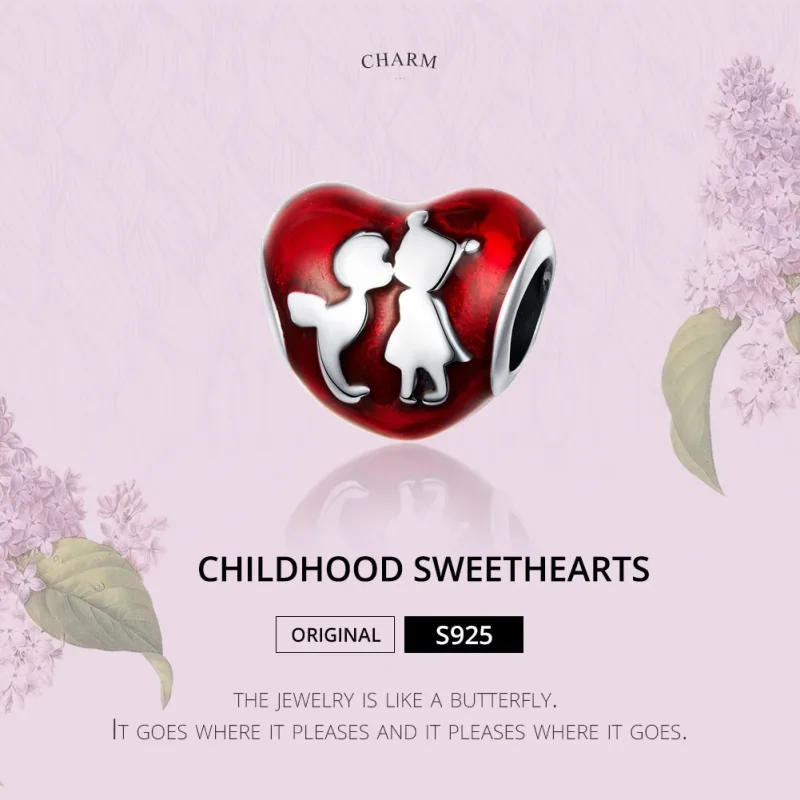 (bilde for) Pandora Style Sølv Childhood Sweethearts Charm - SCC1187 - Vis 2