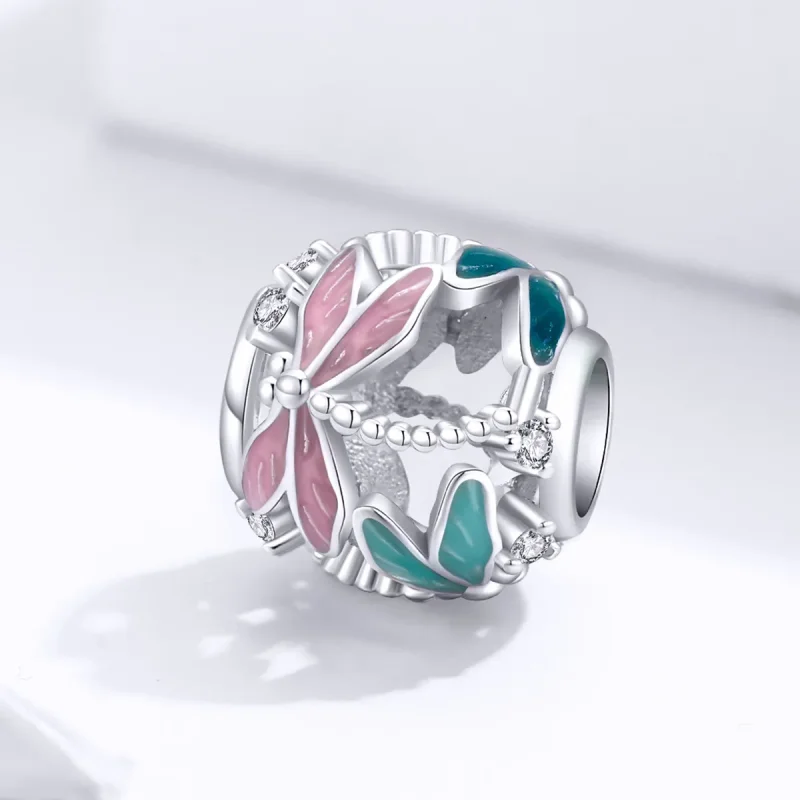 (bilde for) Pandora Style Sølv Dragonfly Charm - BSC198 - Vis 2