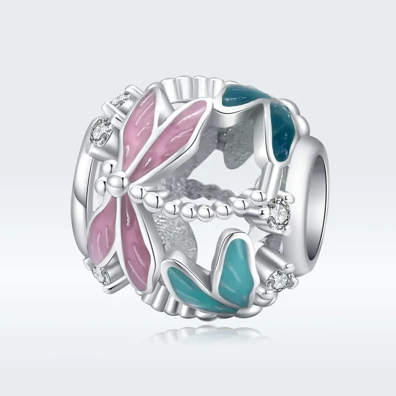 (bilde for) Pandora Style Sølv Dragonfly Charm - BSC198 - Vis 5