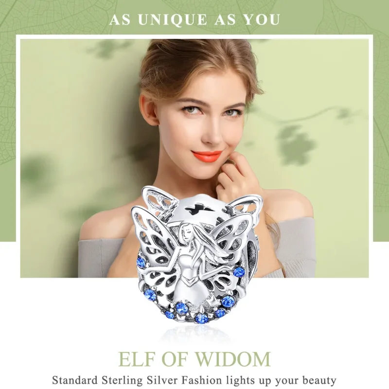 (bilde for) Pandora Style Sølv Fairy Charm - BSC027 - Vis 6